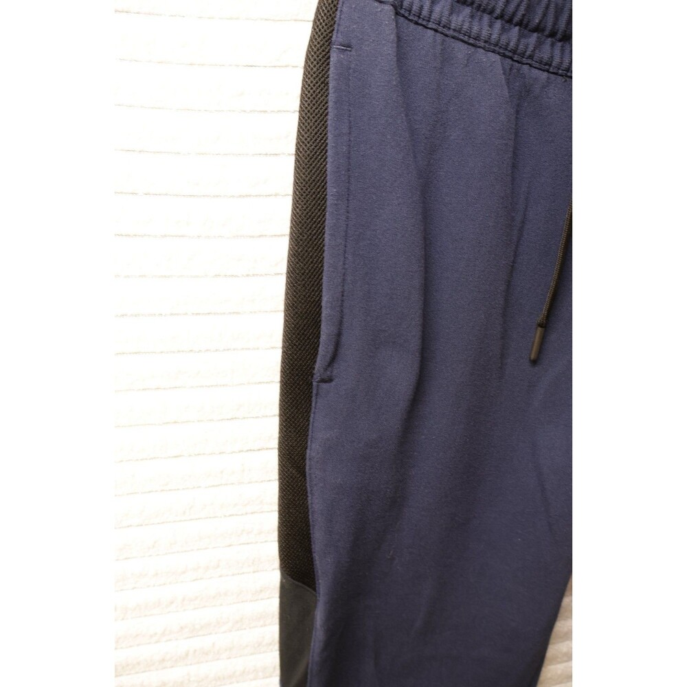 Nike Dri-FIT Hybrid Fleece Track Jogger Pants Men's Size XS Blue Black Tech - Picture 4 of 11